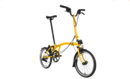 Brompton C-Line Electric Urban 4-speed - Typ H- 16 Zoll 300Wh 4K Faltrad - Bumblebee Yellow