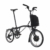 Brompton P-Line Electric Urban 4-speed - Typ H - 16 Zoll 300Wh 4K Faltrad - Midnight Black Metallic
