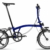 Brompton P-Line Urban - 4 Speed - Typ M - 16 Zoll 4K Faltrad - Bolt Blue Lacquer