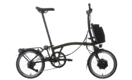 Brompton C-Line Electric  - 16 Zoll 300Wh 12K Faltrad - Black Lacquer