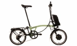 Brompton C-Line Electric  - 16 Zoll 300Wh 12K Faltrad - Matcha Green