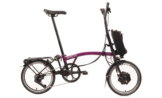 Brompton C-Line Electric Urban 4-speed - Typ H- 16 Zoll 300Wh 4K Faltrad - Amethyst Lacquer