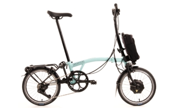 Brompton C-Line Electric Urban 4-speed - Typ H- 16 Zoll 300Wh 4K Faltrad - Turkish Green