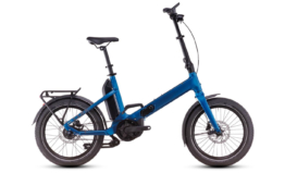Cube Fold Hybrid Comfort 500 - 20 Zoll 500Wh 5N Faltrad - electricblue´n´reflect