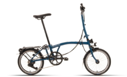 Brompton C-Line Explore - Typ H - 16 Zoll 12K Faltrad - Ocean Blue