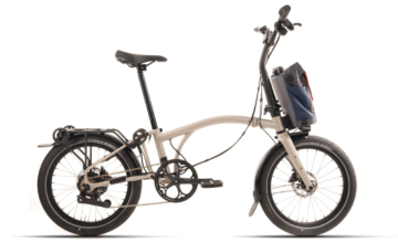 Brompton G Line Electric City+ - 20 Zoll 345Wh 4K Faltrad - Traildust White