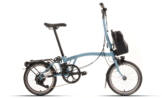 Brompton New C line Electric High - 16 Zoll 345Wh 4K Faltrad - Cloud Metallic