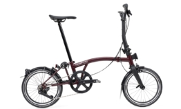 Brompton P Line - Typ M - 16 Zoll 4K Faltrad - Red Plum