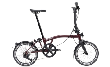 Brompton P Line - Typ M - 16 Zoll 4K Faltrad - Red Plum