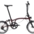 Brompton P Line - Typ M - 16 Zoll 4K Faltrad - Red Plum